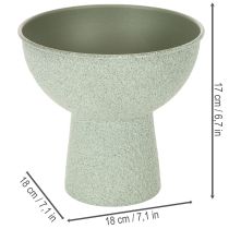 gjenstander Moderne rund blomsterkasse på høy base, 18 cm