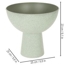 gjenstander Skål med stativ for planter, dekorativ skål, 25 cm