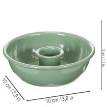 gjenstander Koniske lysestaker egnet for blomsteroppsatser og dekorasjoner, 10 cm, 2 stk.