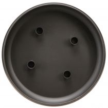 gjenstander Skål med lysholdermagnet sort Ø33cm H7,5cm