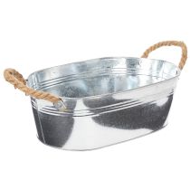 gjenstander Oval skål 35 cm x 21,5 cm H 11,5 cm, blank sink