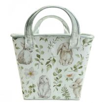 gjenstander Jardiniere planter plantekasse metall 20×12,5×10cm