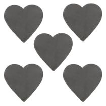 gjenstander Hjerteformet dekorasjon i skifer for stilig borddekorasjon og kreative ideer