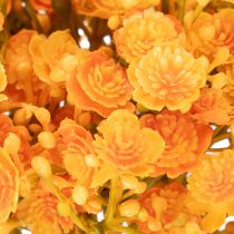gjenstander Kunstig babypust oransje gren til blomsteroppsatser 30 cm 10 stk
