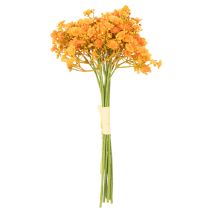 gjenstander Kunstig babypust oransje gren til blomsteroppsatser 30 cm 10 stk