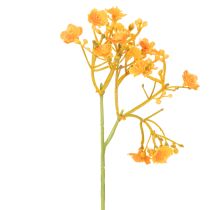 gjenstander Kunstig babypust oransje gren til blomsteroppsatser 30 cm 10 stk