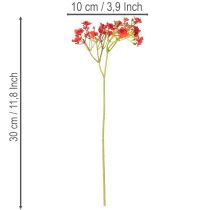 gjenstander Kunstig babyånde, rød, bukett som blomsterdekorasjon, 30 cm, 10 stk.