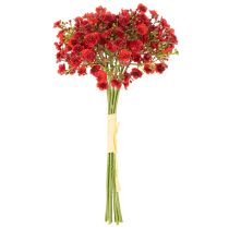 gjenstander Kunstig babyånde, rød, bukett som blomsterdekorasjon, 30 cm, 10 stk.
