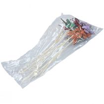 gjenstander Vårpynt blomsterplugger tre dekorasjon sommerfugler 6×8cm 10stk