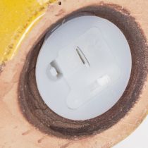 gjenstander Keramisk dekorativ snegle med LED-belysning. Morsom borddekorasjon til hjem og balkong. 12 cm, 2 stk.