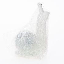 gjenstander Keramisk dekorativ sneglefigur for stilige bomiljøer og fortryllende borddekorasjoner, 16 cm