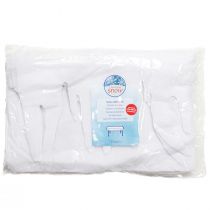 gjenstander Snøteppe dekorativ duk vinterhvit 100×270cm