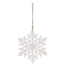 gjenstander Stor dekorativ snøfnugg, hengende dekorasjon, 30 cm