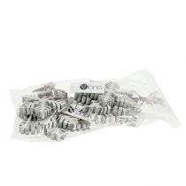gjenstander Tre snøflak hvit-grå sort. 7-12 cm 6 stk