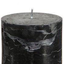 gjenstander Elegante svarte kuppellys, ensfargede, 70x100mm, 4 stk - dekorasjon, jul, halloween