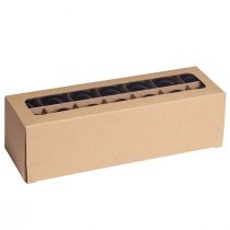 gjenstander Sorte julekuler trekuler glass Ø4cm 24 stk