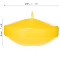 gjenstander Flytende stearinlys, flytende dekorativt element, allsidig bruk i hjem og hage, 8 cm, 8 stk.