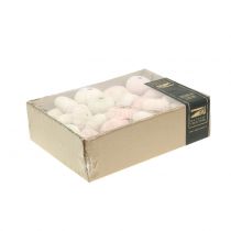 gjenstander Ekte kråkeboller Rosa Maritim Dekorasjon Naturlig Dekorasjon 34 Deler