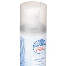 gjenstander Sølvspray snøspray glitter for vinduer og vinterdekorasjon 150ml