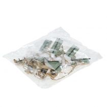 gjenstander Ski par mynte å henge 13,7 cm x 7 cm 3 stk