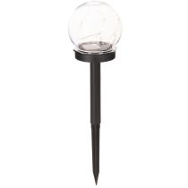 gjenstander Hagelampe, globelampe med jordspyd for utendørs belysning, 36 cm, 4 stk.