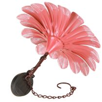 gjenstander Solar LED Blomsterhagelys LED Metall Rosa Ø30cm