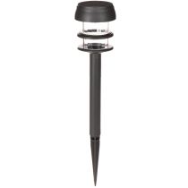 gjenstander Solcelledrevne hagelamper med jordspyd, utendørslamper for hagestier, 35 cm, 6 stk.