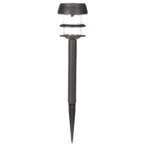 gjenstander Solcelledrevne hagelamper med jordspyd, utendørslamper for hagestier, 35 cm, 6 stk.
