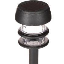 gjenstander Solcelledrevne hagelamper med jordspyd, utendørslamper for hagestier, 35 cm, 6 stk.