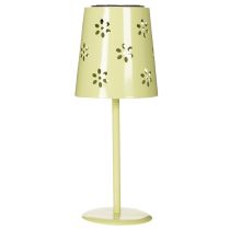 gjenstander Solcelledrevet LED-bordlampe med blomsterdesign, stemningsfull utendørsbelysning, 28 cm