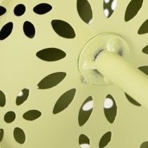 gjenstander Solcelledrevet LED-bordlampe med blomsterdesign, stemningsfull utendørsbelysning, 28 cm