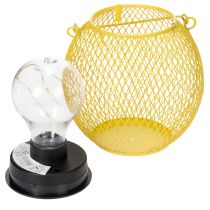 gjenstander Solcellelykt for hage og terrasse i moderne design laget av metall, 12 cm