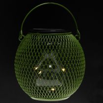 gjenstander Rund LED-solcellelykt, perfekt for hage eller terrasse, stemningsfull belysning, 12 cm