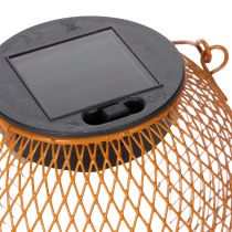 gjenstander Solcellelykt LED for stemningsfull hagebelysning i attraktiv metalldesign, 12 cm