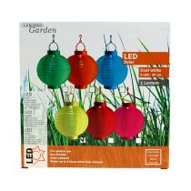 gjenstander Lampion LED med solcelle 20cm gul