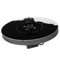 gjenstander Solcelledrevet pumpe for hagedammer, flytende dekorativ vannfunksjon med LED, 16 cm