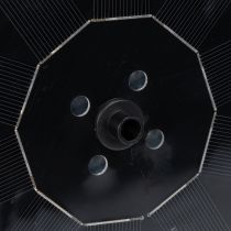 gjenstander Solcelledrevet pumpe for hagedammer, flytende dekorativ vannfunksjon med LED, 16 cm