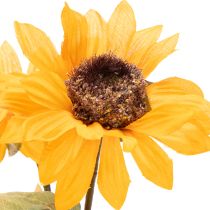 gjenstander Kunstig solsikkeblomst, naturtro dekorasjon, 72 cm, 2 stk.