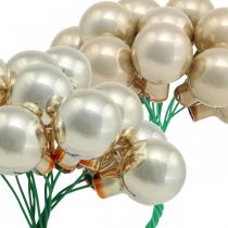 gjenstander Mini julekulekrem, beige speilbær Ø20mm 140 stk