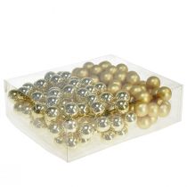 gjenstander Mini juletrekuler glass speilbær Ø20mm 140 stk