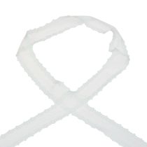 gjenstander Blondebånd bryllupsbånd dekorative bånd blonder hvit 28mm 20m