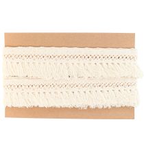 gjenstander Blondekant bomull frynser bånd macrame 43mm 3m