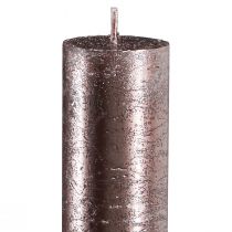 gjenstander Koniske lys ensfarget kobberlakkert 34x300mm 4 stk