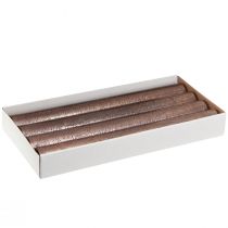 gjenstander Koniske lys ensfarget kobberlakkert 34x300mm 4 stk