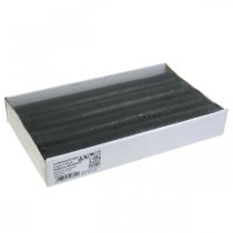 gjenstander Koniske lys ensfargede antrasittlys 34×240mm 4 stk.