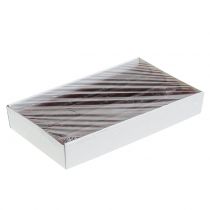 gjenstander Ensfargede spisslys, burgunder, 34 mm x 300 mm, 4 stk.