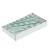gjenstander Koniske lys Ensfarget Lysegrønn 34mm x 240mm 4 Stk