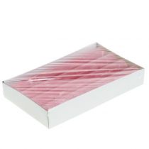 gjenstander Pinnelys farget rosa 34mm x 300mm 4 stk