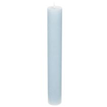 gjenstander Blått konisk lys til lysestaker og borddekorasjon, 34x240mm, 4 stk.