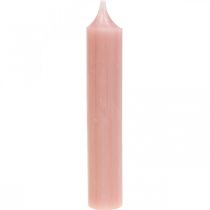 Stangelys, korte, lys rosa for deco-løkke Ø21/110mm 6stk